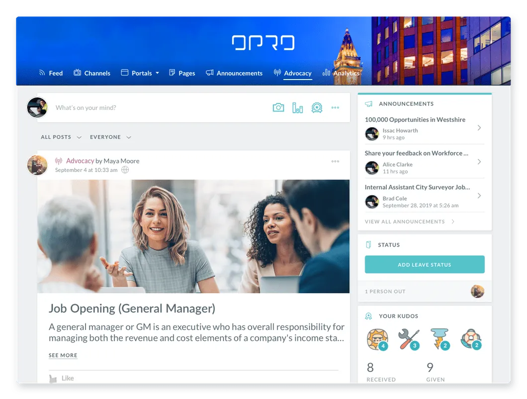 Create Employee Advocates