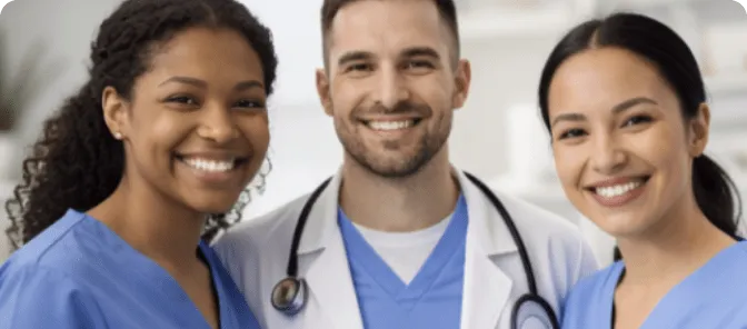 employees in healthcare