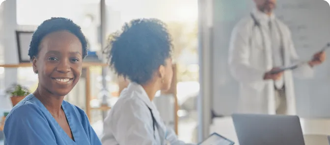 employees in healthcare