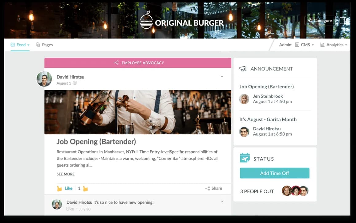 Create employee advocates focused on your success