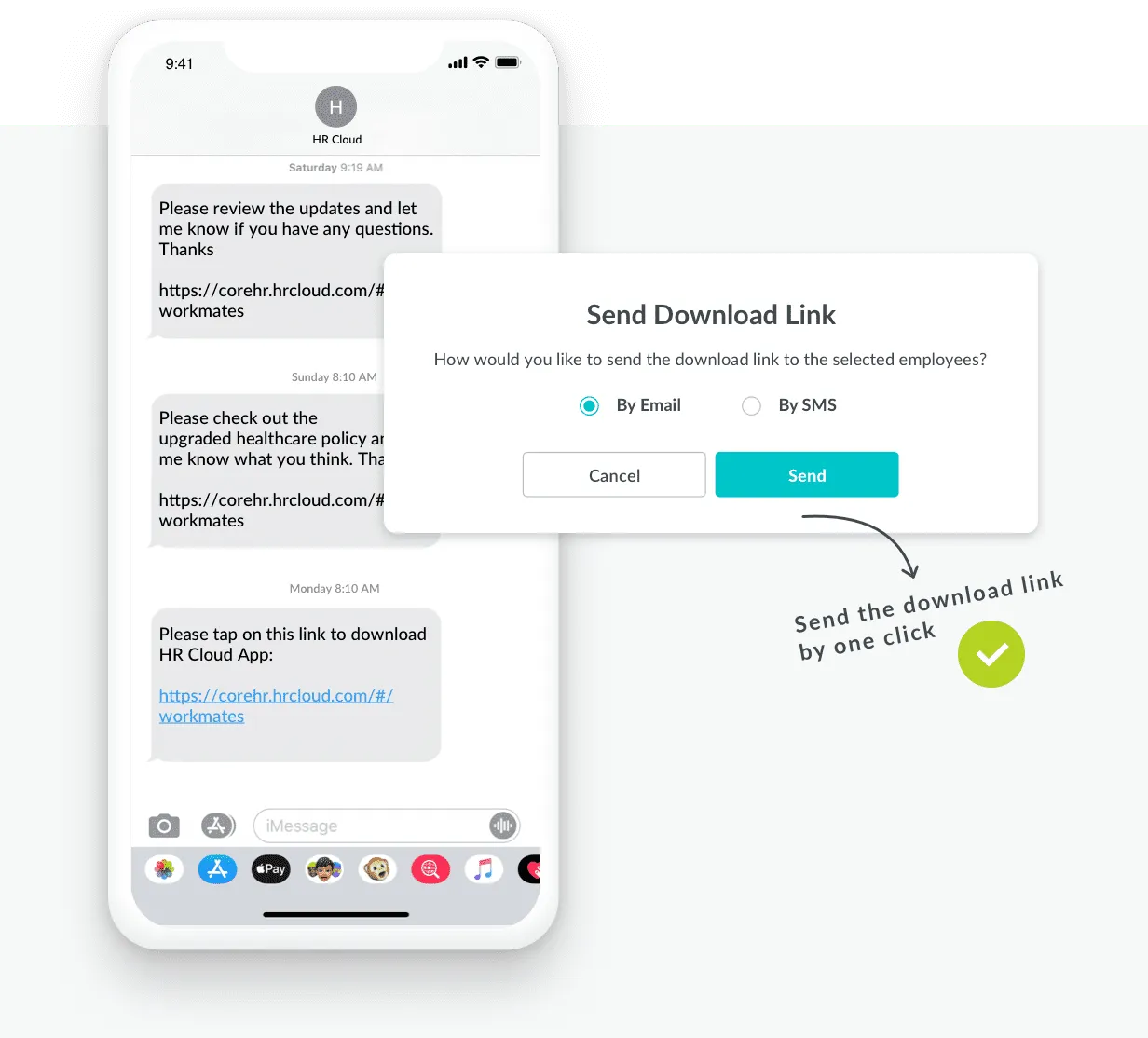 send download link