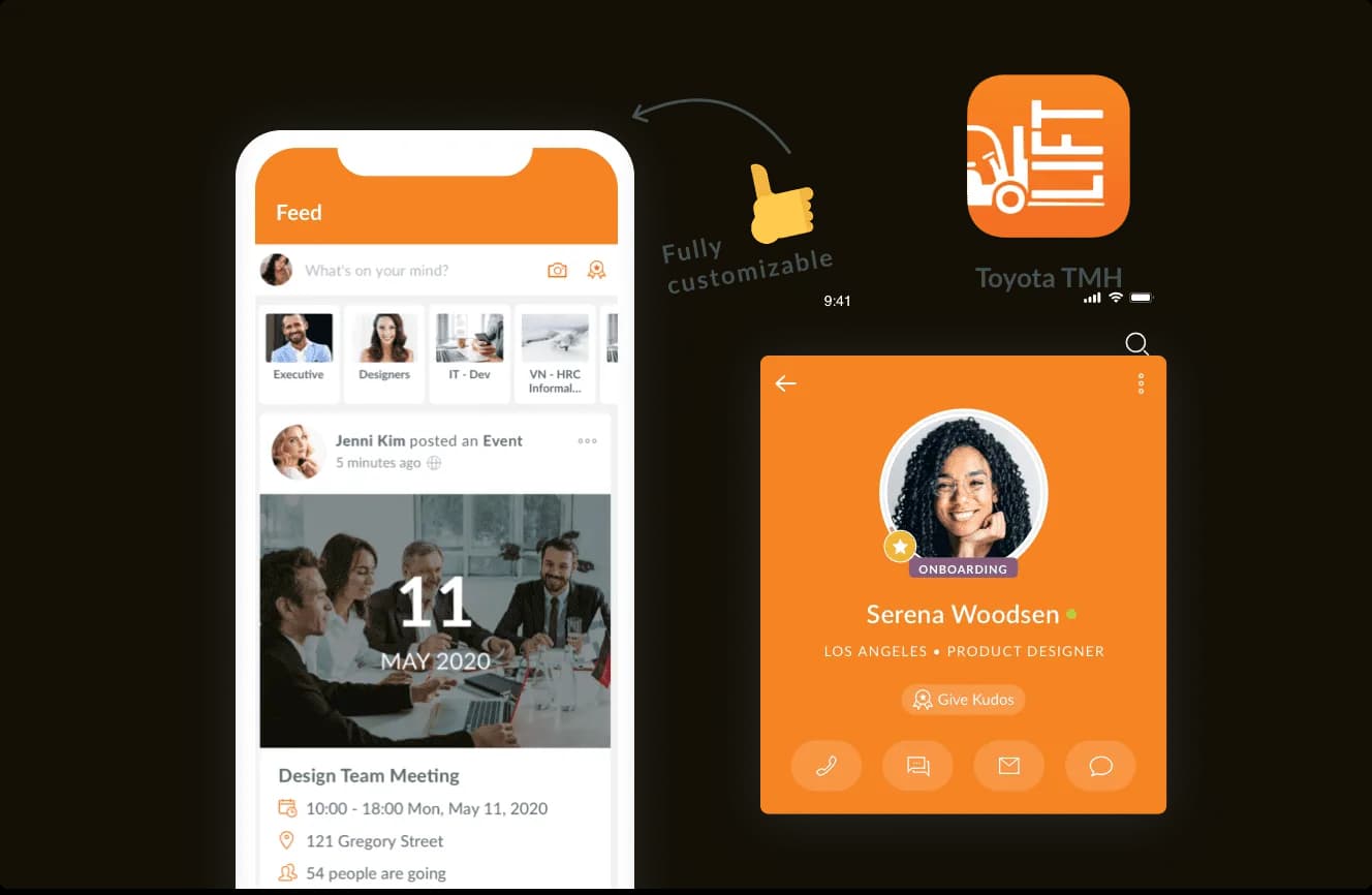 Workmates custom app