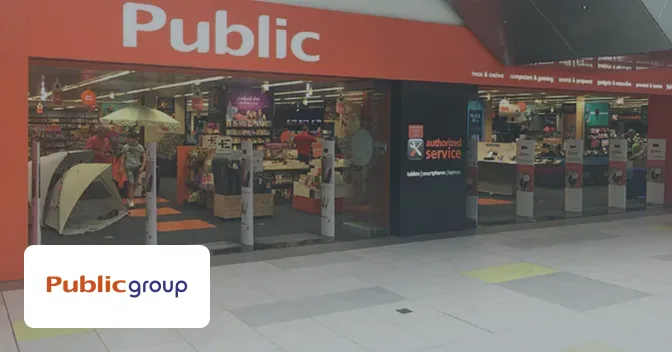 Public Group retail store front