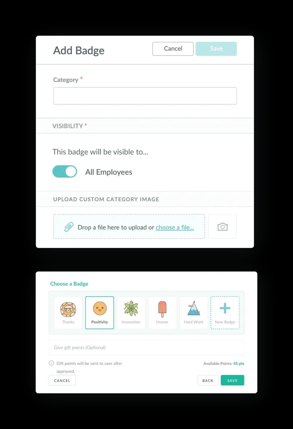 Add badge