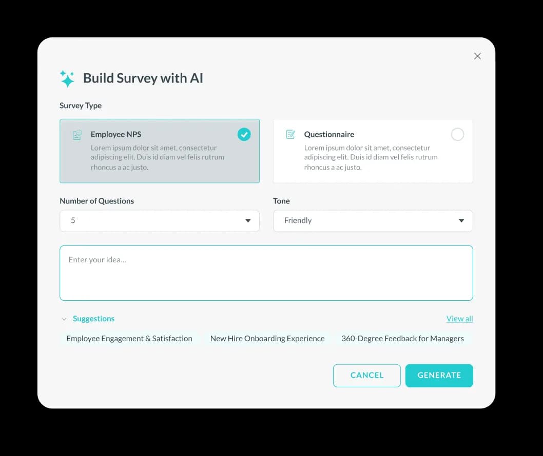 build survey
