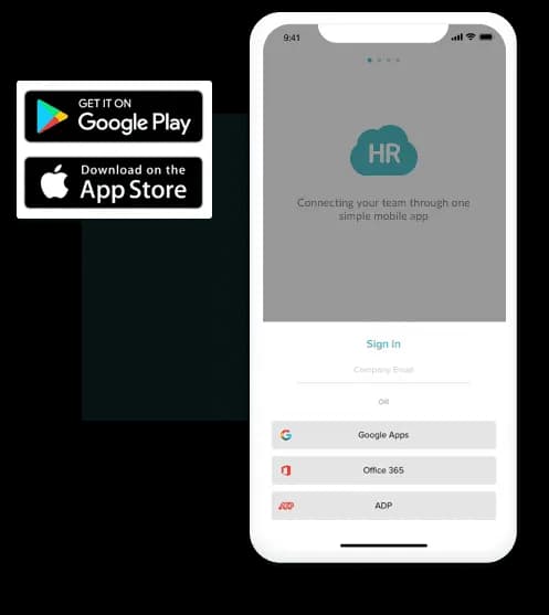 HR Cloud app on app store and google play