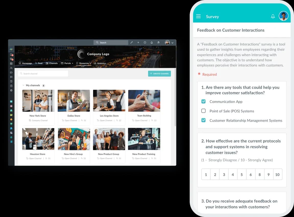Survey example for employee engagement