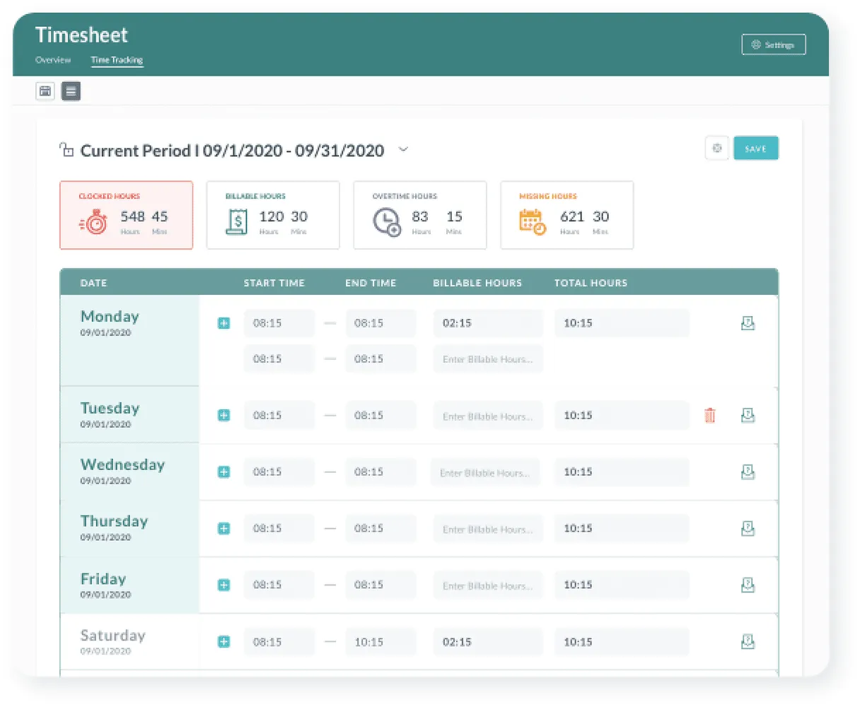 Time Clock product