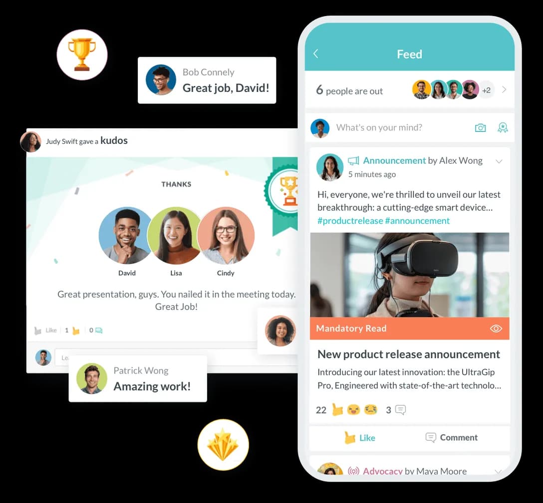HR Cloud engagement screen