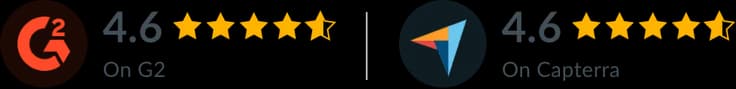 G2 and Capterra ratings
