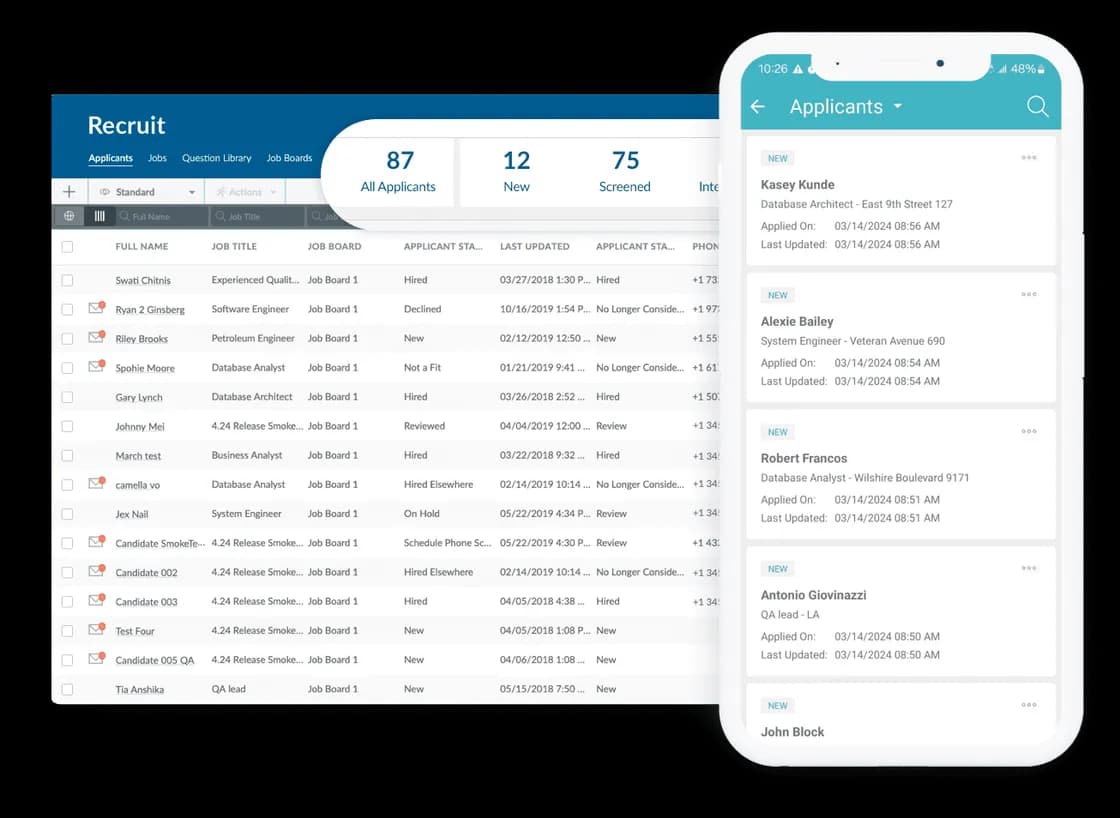 Recruitment app