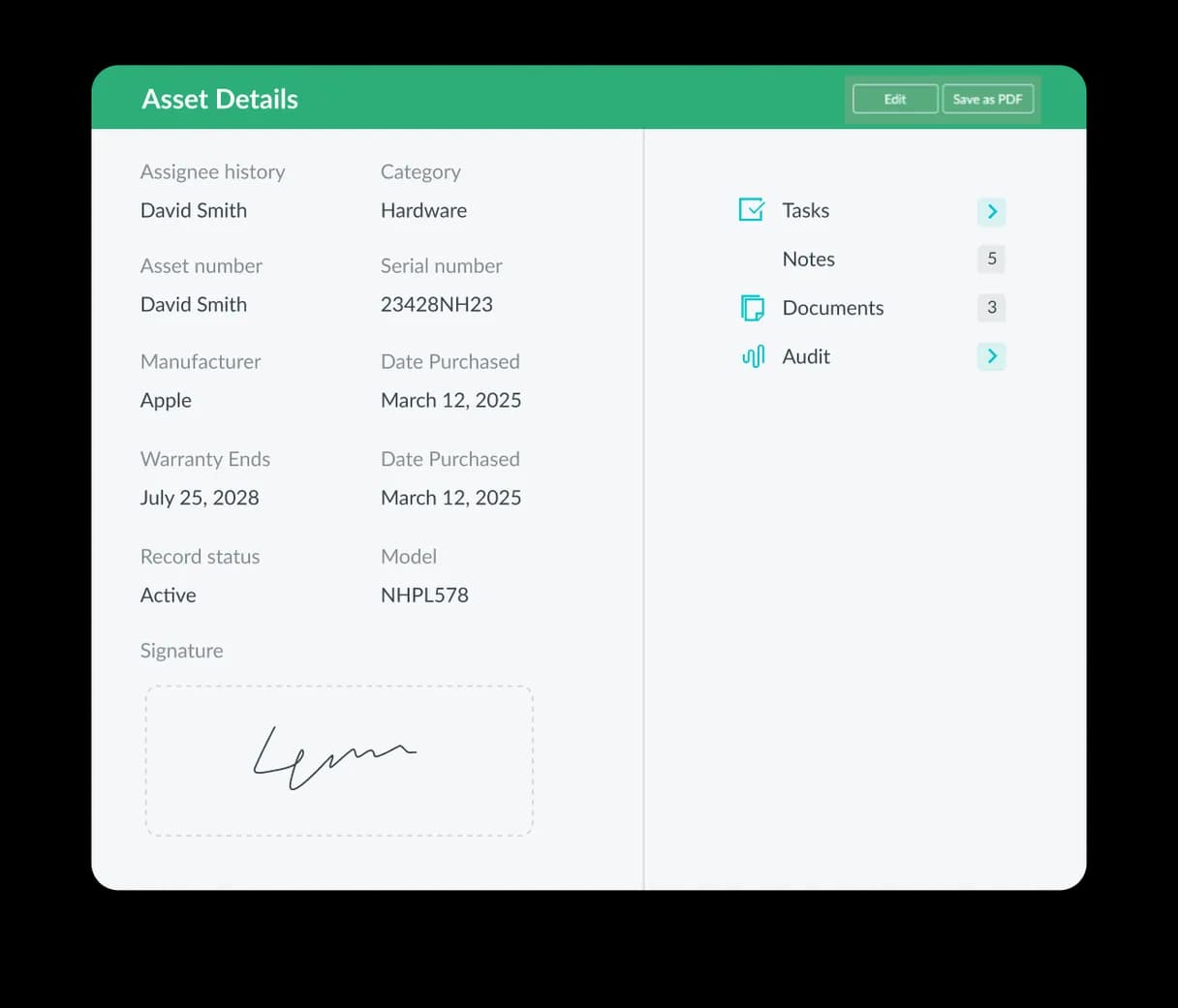 Asset tracking