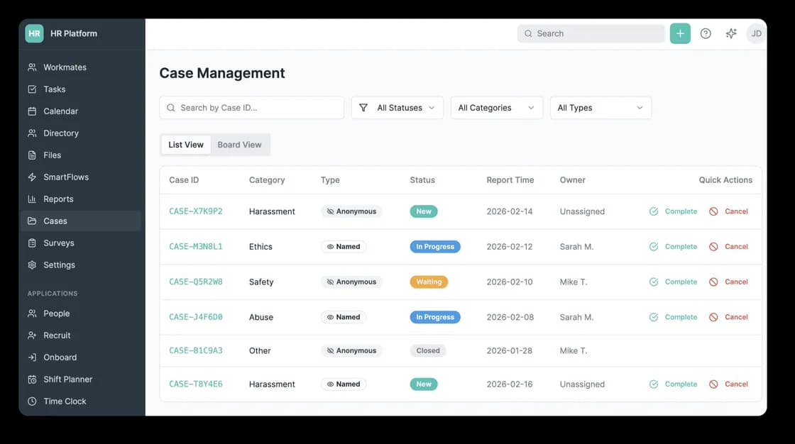 case management