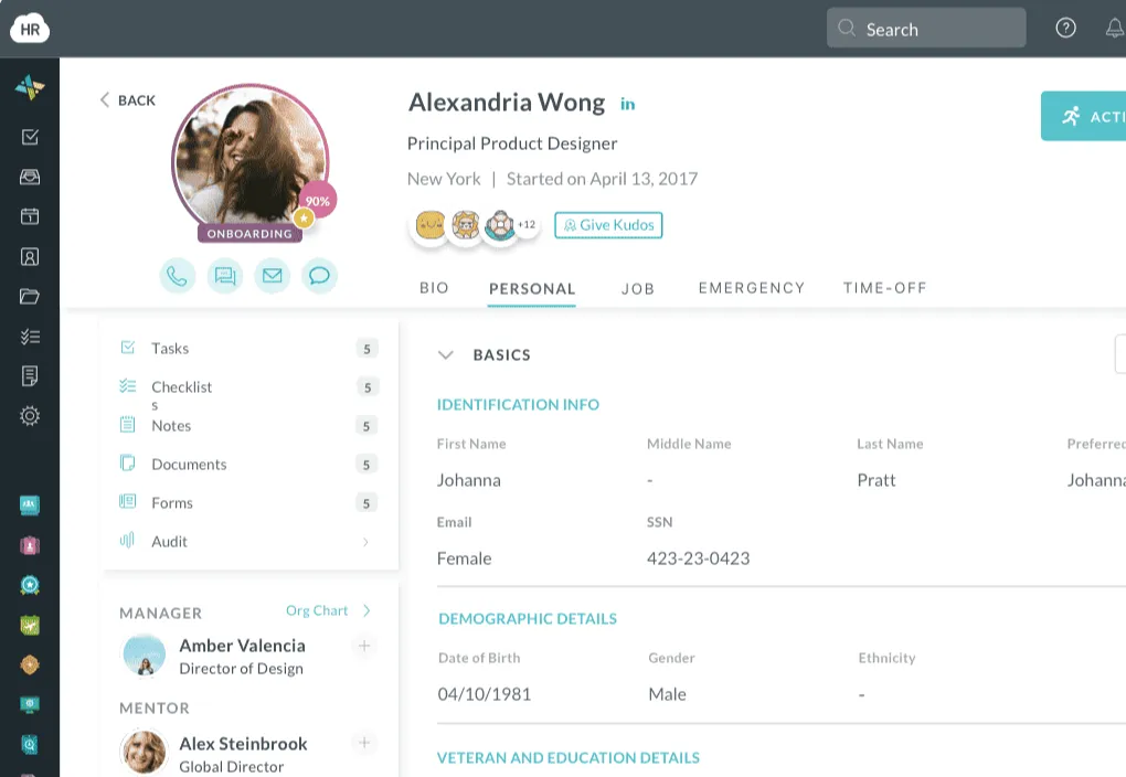 employee profile