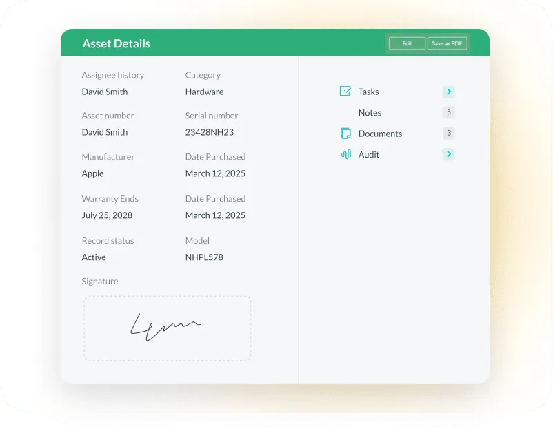 Assets app