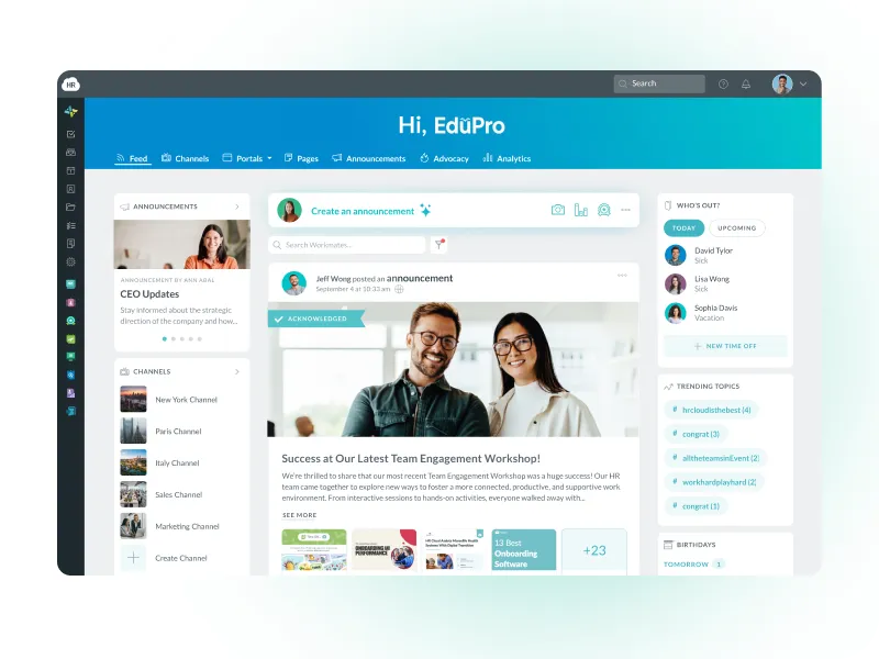 Employee Engagement app