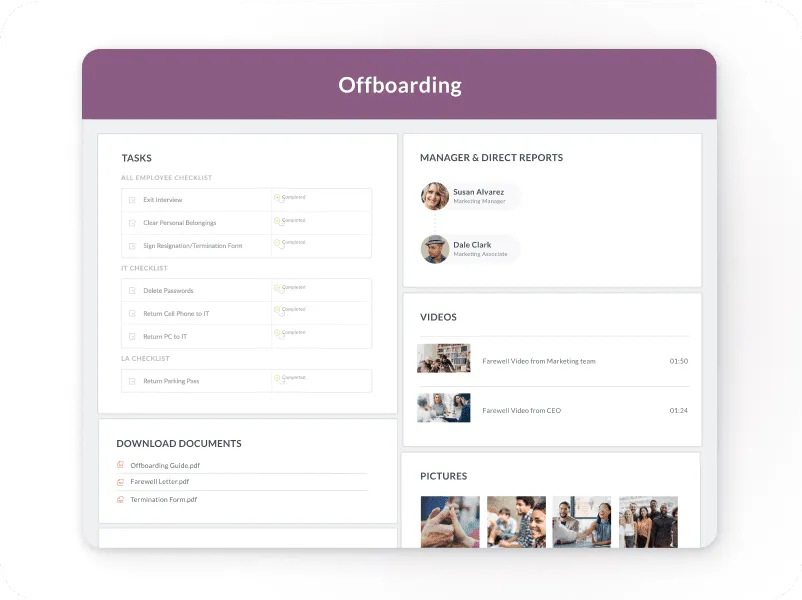 Offboarding app