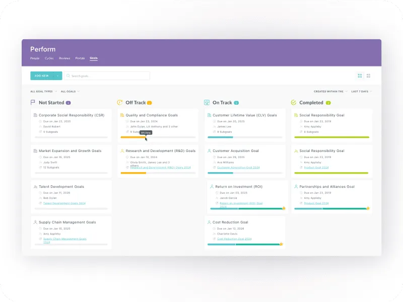 Performance Review app