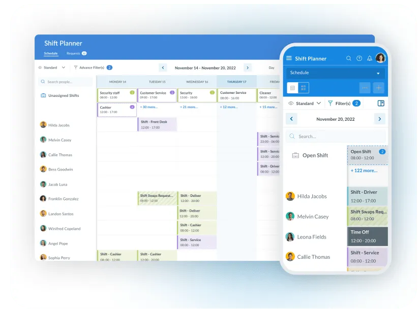 Shift Planner app