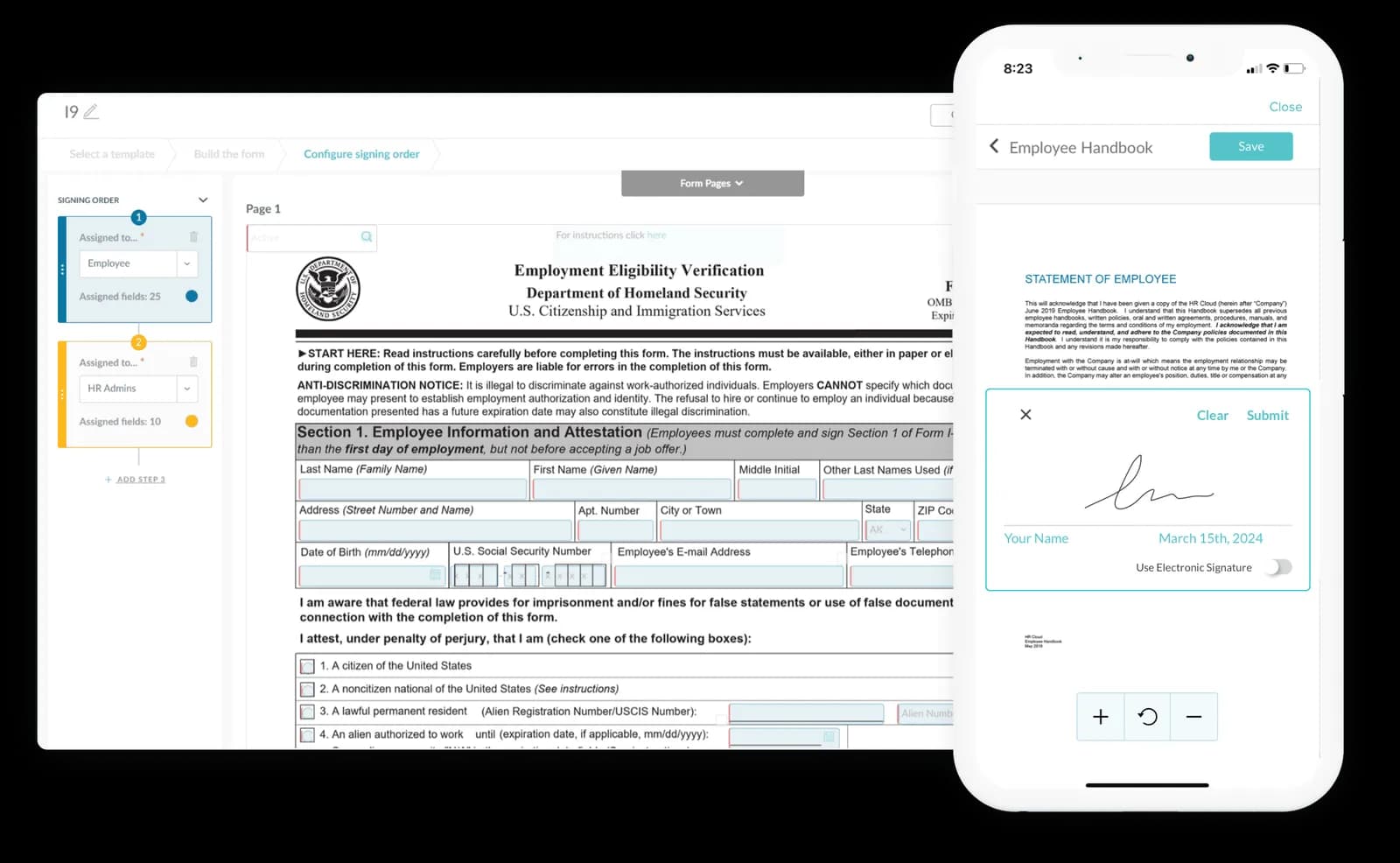 E-form & E-signature