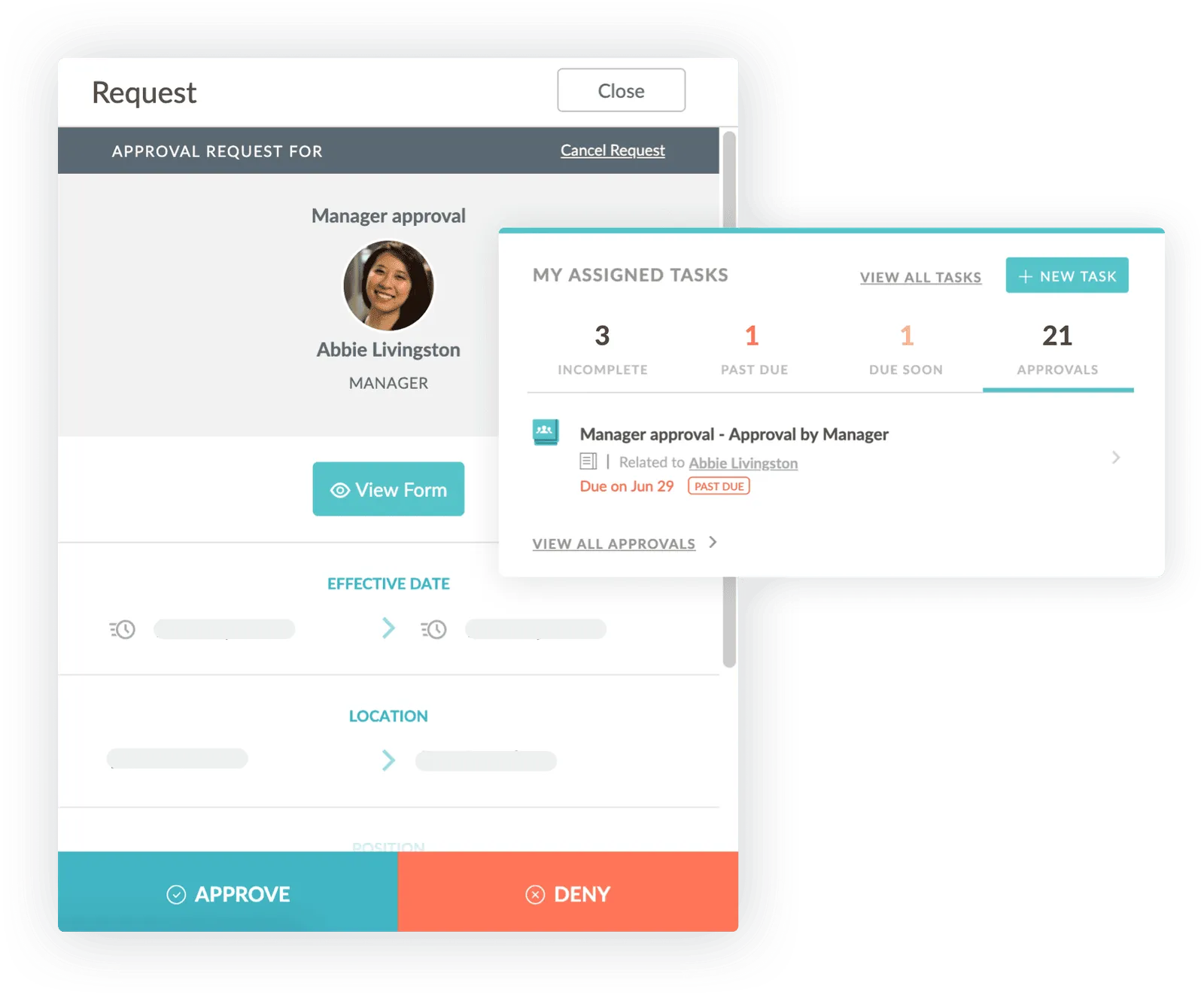 Approval workflow