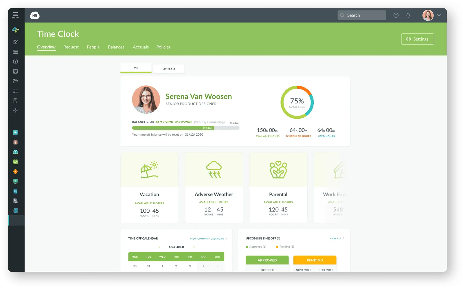 Centralized Time Off Dashboards
