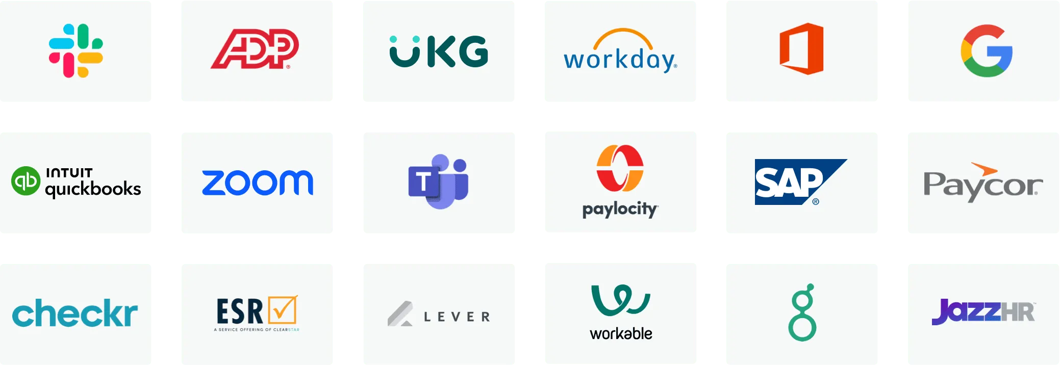 Integration logos