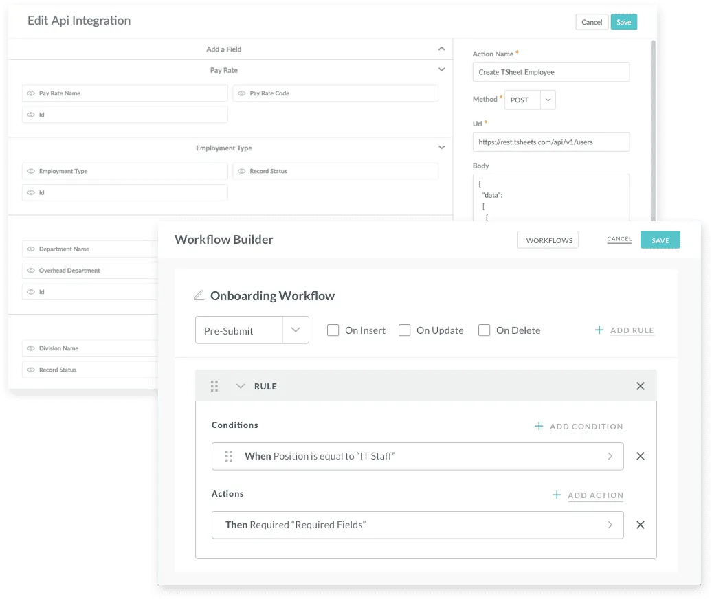 Custom Workflows