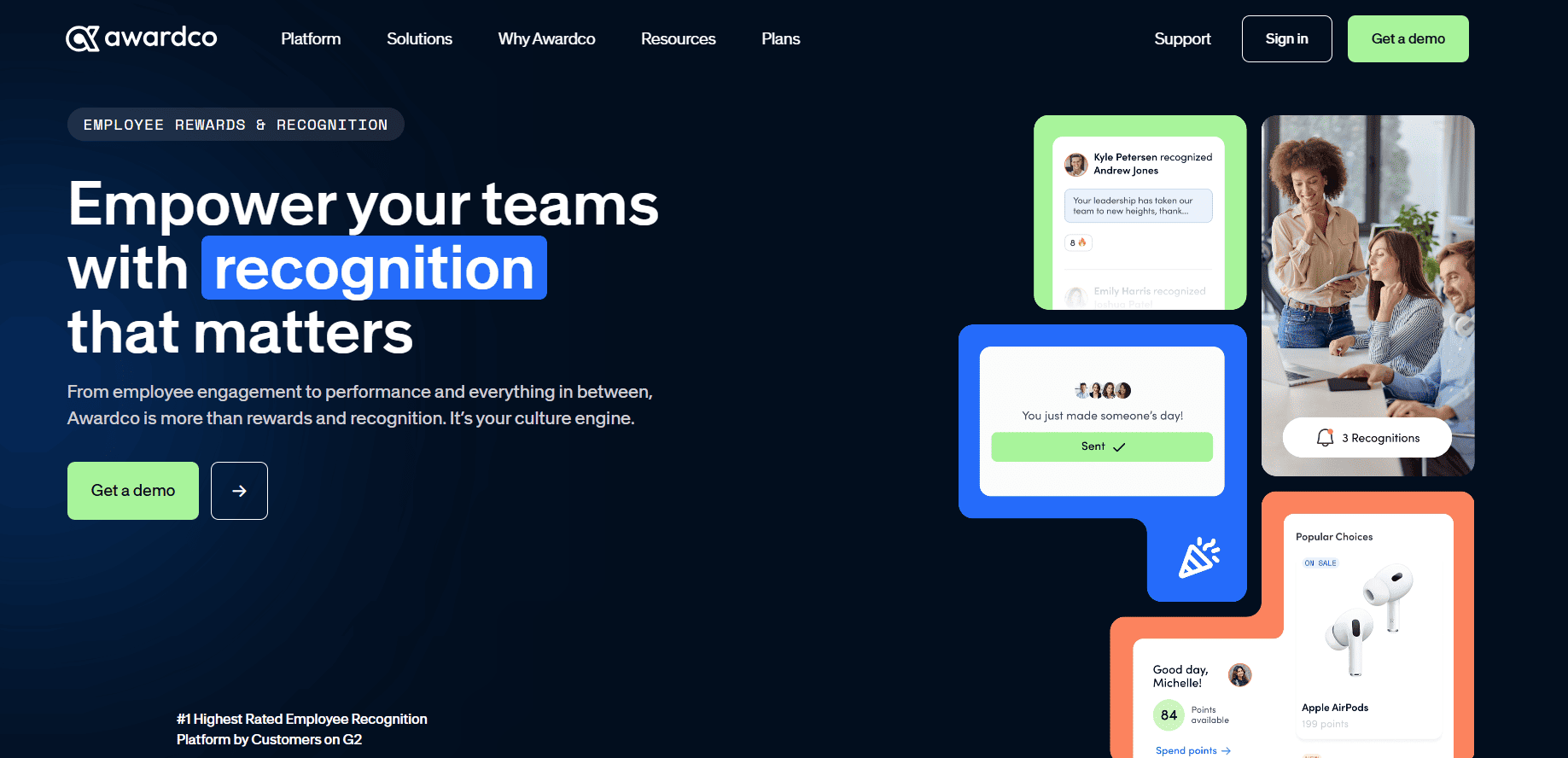 Awardco Platform Performance and User Experience Issues
