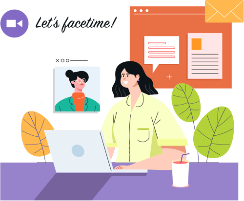 3. Keeping the employees involved through virtual meetings: 