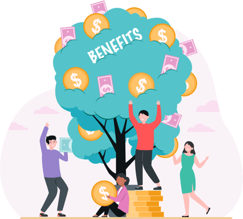 Provide an in-depth explanation of benefits