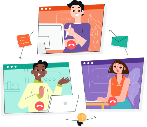 10. Holding virtual get- together through video calls: 