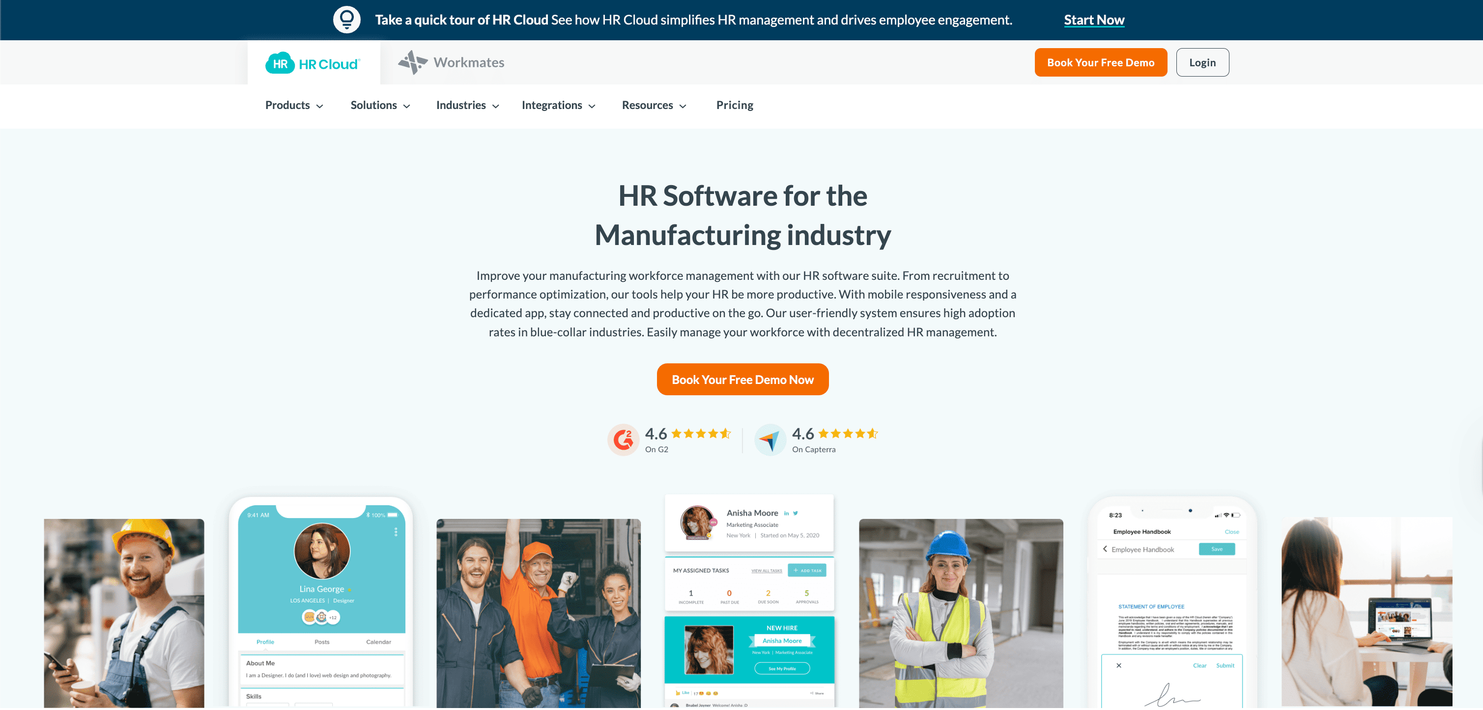 HR Cloud — Best Overall for Manufacturing (Enterprise Level)