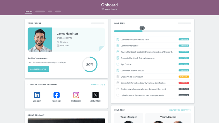 Onboard by HR Cloud
