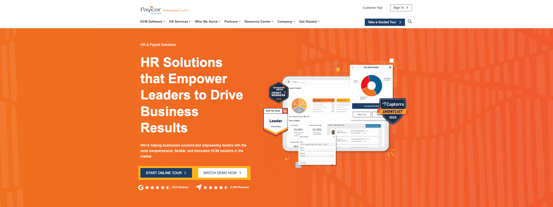 Paycor — Best for Analytics-Driven Manufacturers