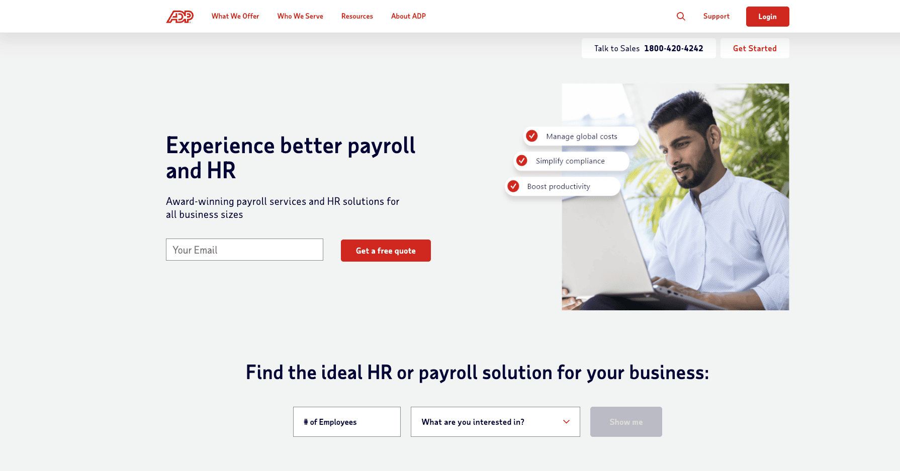 ADP – Best for Integrated Payroll & Onboarding