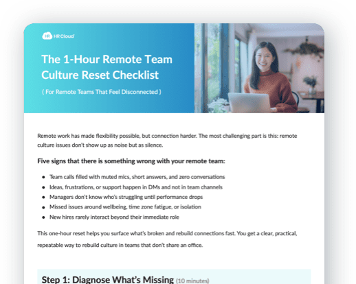 remote team checklist