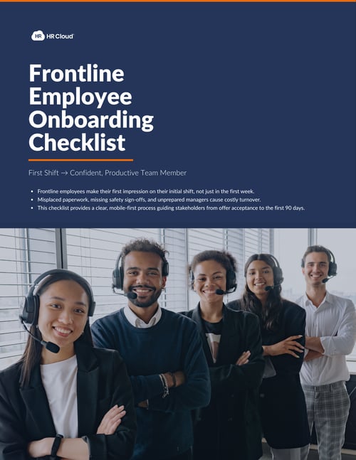 Frontline Employee Onboarding Checklist