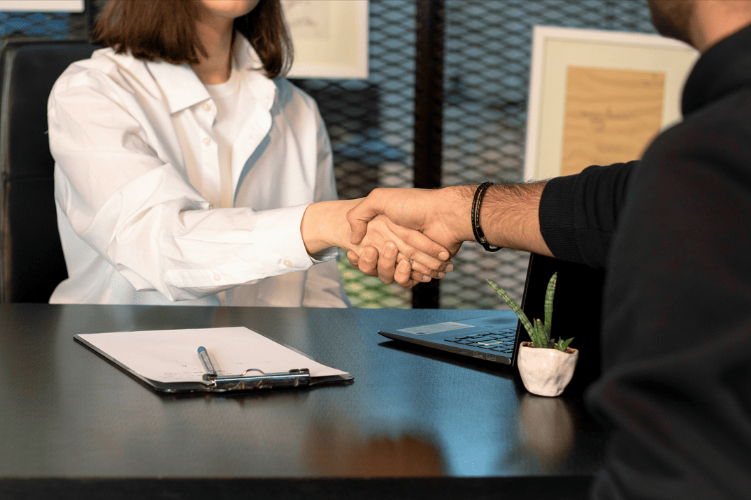 shaking hands