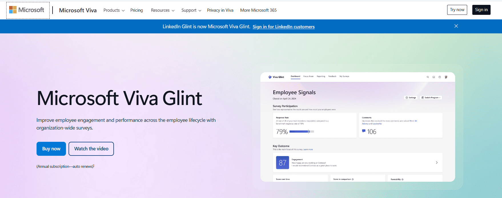 What Does Glint Offer Inside Microsoft's Ecosystem?