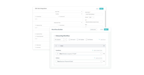 Set-Up Workflows