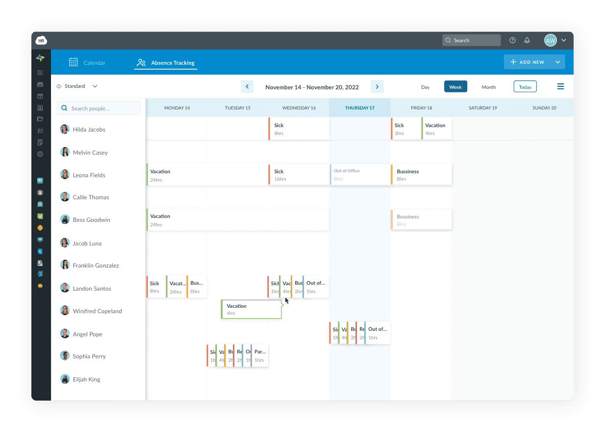 Absence Tracking