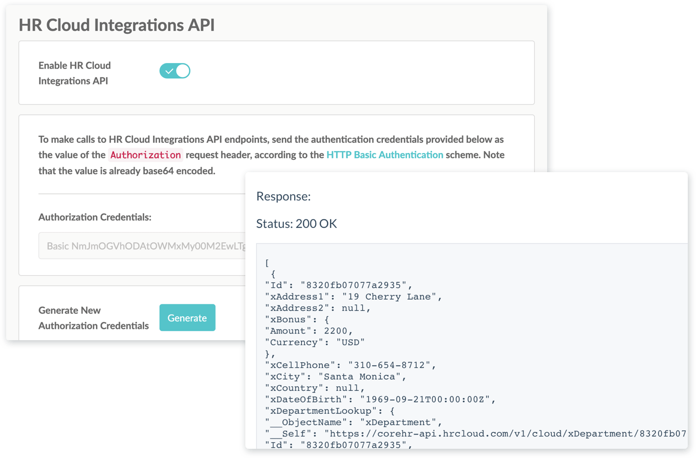 HR Cloud API