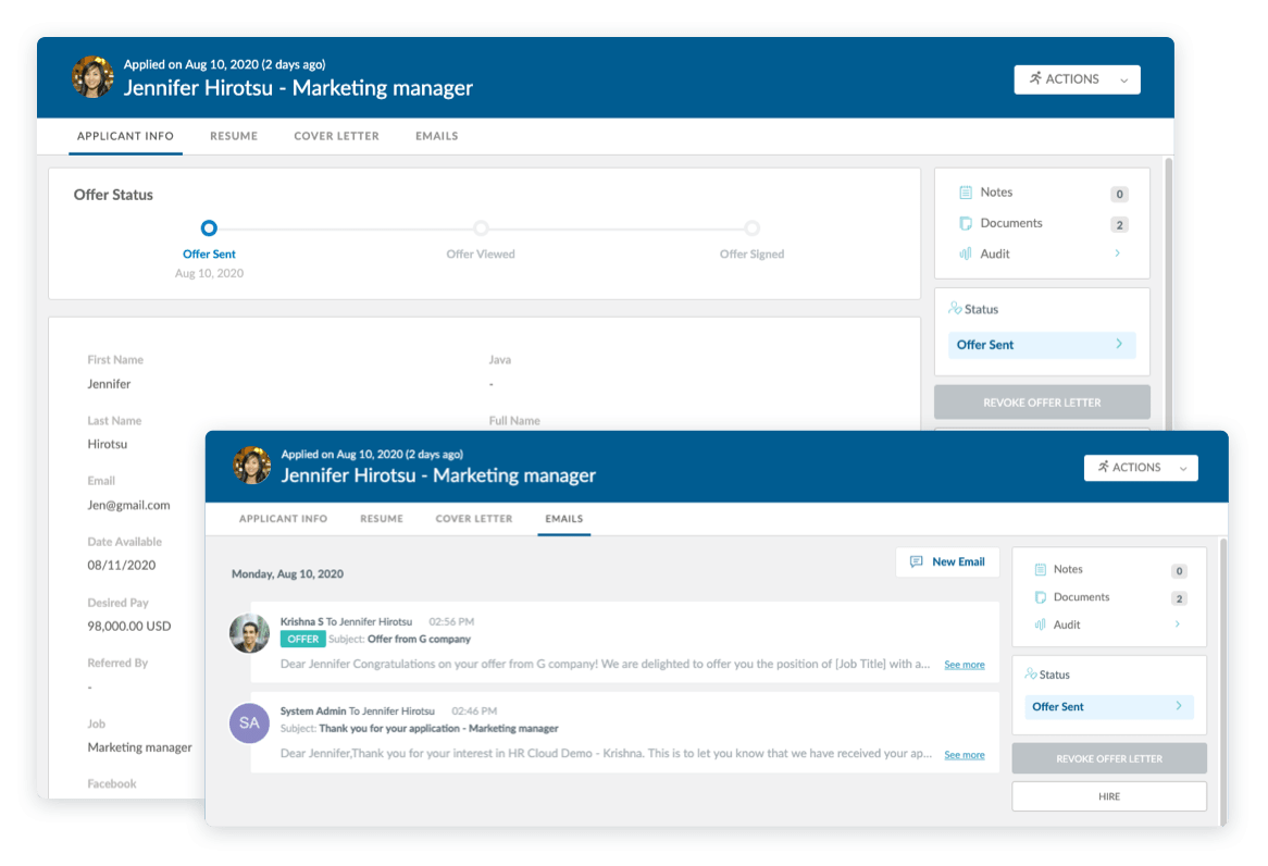 CloudGofer Recruiting App  Applicant Tracking System (ATS)