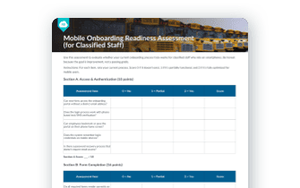 Mobile Onboarding Readiness