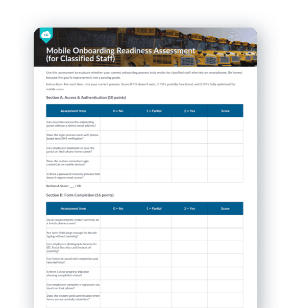 Mobile Onboarding Readiness