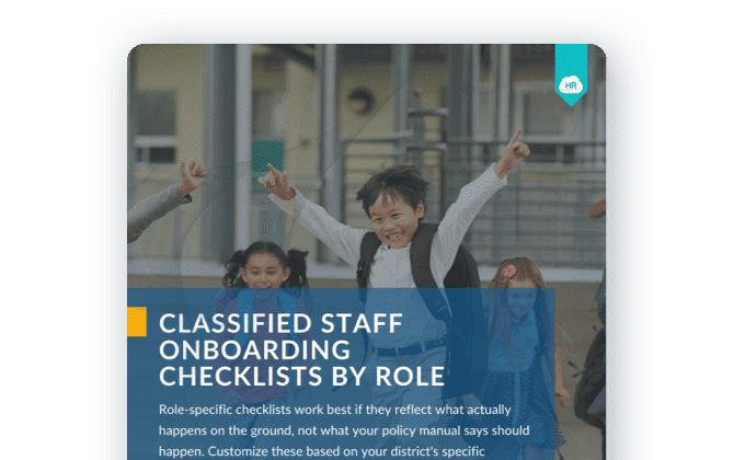 Classified Staff Onboarding