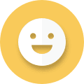 Yellow smiley face icon