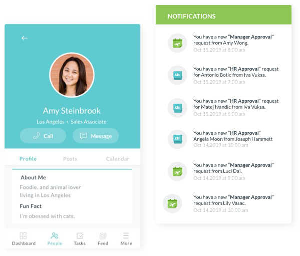 Mobile assign tasks and pass out