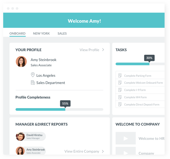 New hires can onboard themselves before their first day